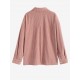 Women's Daily Solid Color Single Breasted Flap Detail Corduroy Shirt Jacket Shacket Women's Daily Solid Color Single Breasted Flap Detail Corduroy Shirt Jacket Shacket