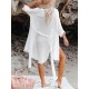 Women's Beach Vacation Bikini Cover Ups Striped Semi-sheer Button Up Raglan Long Roll Tab Sleeve Slit Side Belted Mini Shirt Dress Women's Beach Vacation Bikini Cover Ups Striped Semi-sheer Button Up Raglan Long Roll Tab Sleeve Slit Side Belted Mini Shirt Dress