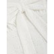 Solid Color Eyelet Bow Zip Back Mini Dress Solid Color Eyelet Bow Zip Back Mini Dress