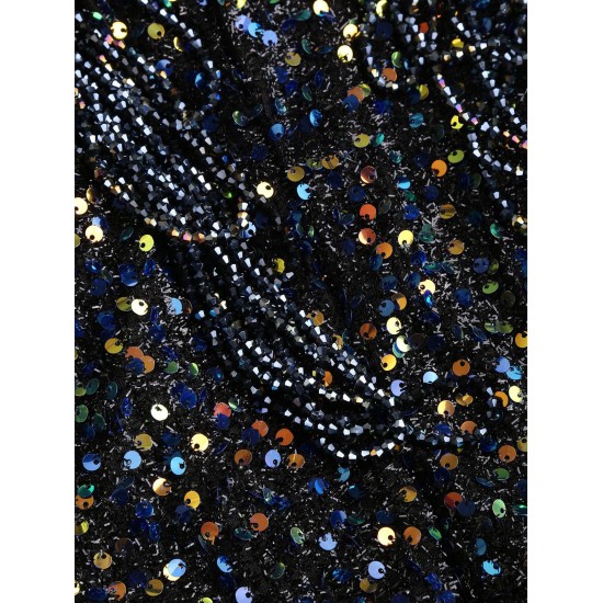 Sequined Chain Beads Bodycon Party Vegas Dress Sequined Chain Beads Bodycon Party Vegas Dress